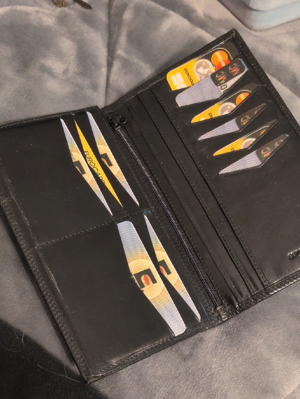 Leather Black Men’s Card & Key Holder Wallet